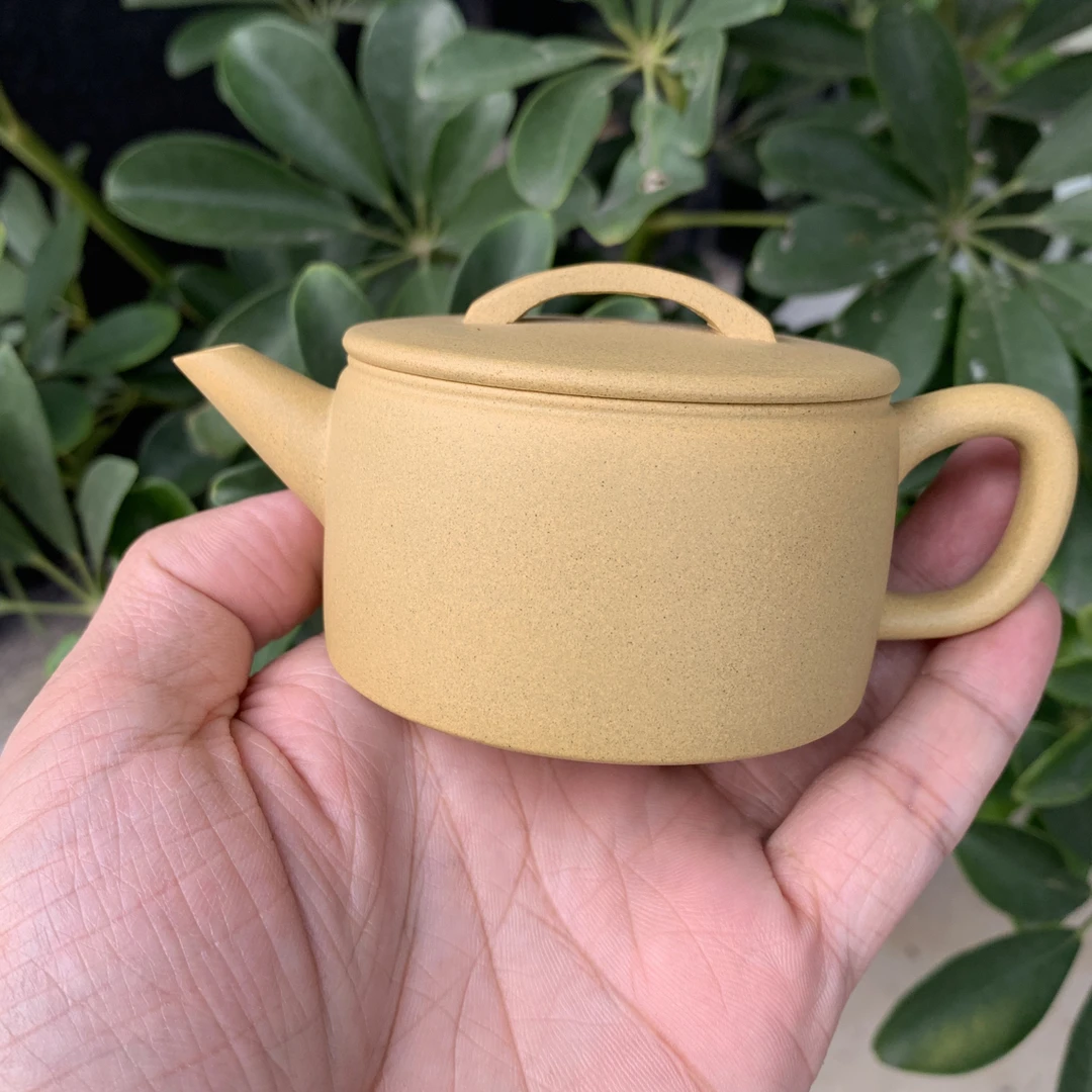 120CC原矿本山绿泥小品汉瓦 宜兴原矿紫砂 家用功夫茶具茶具汉瓦