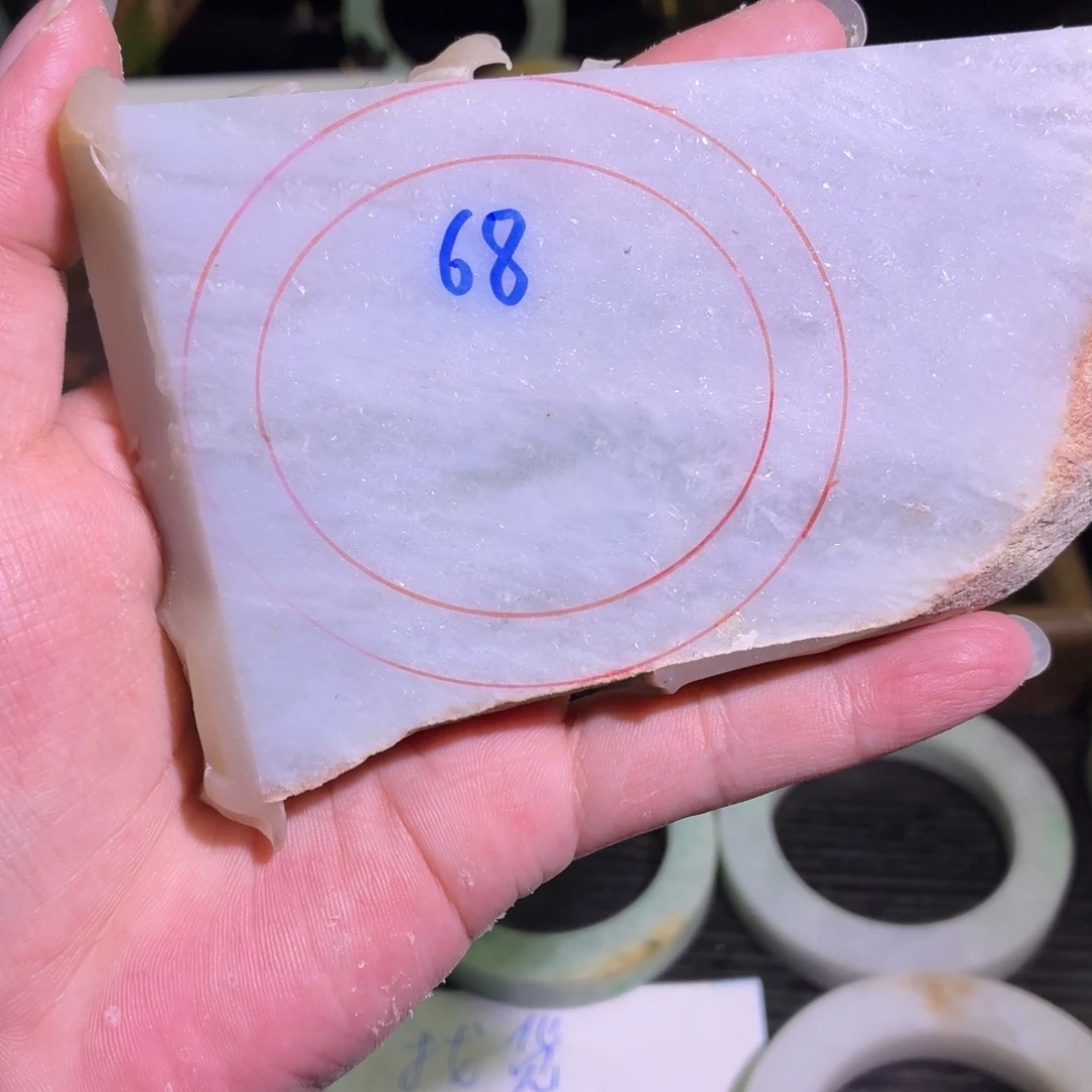 定制翡翠未镶嵌缅甸翡翠A货手镯毛胚定制
