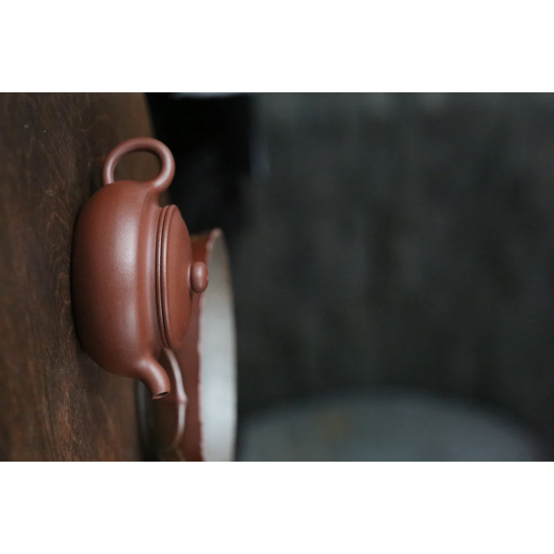 懂茶帝-蔡传翔扁腹宜兴原矿紫砂壶茶具