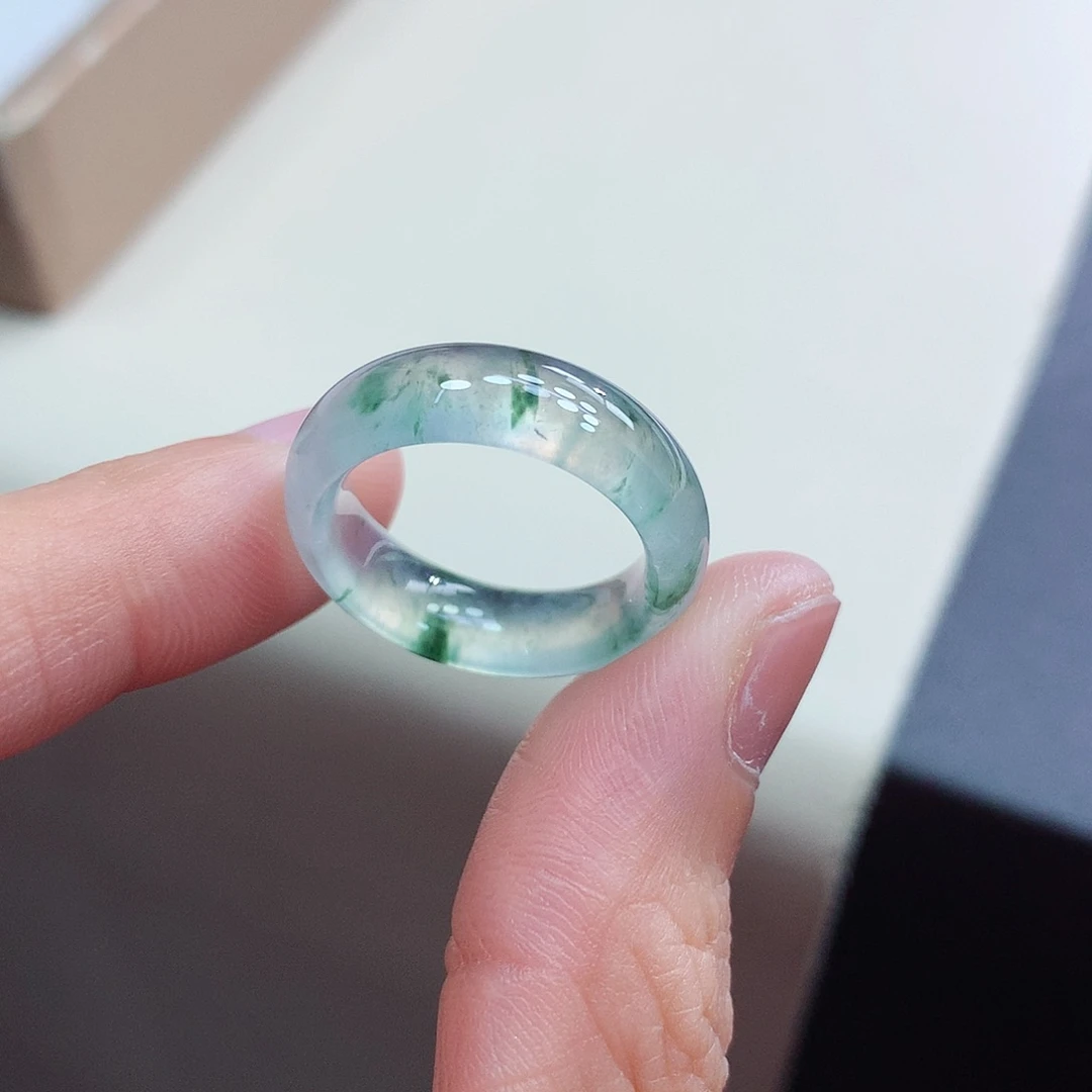 未镶嵌戒指翡翠13-14号