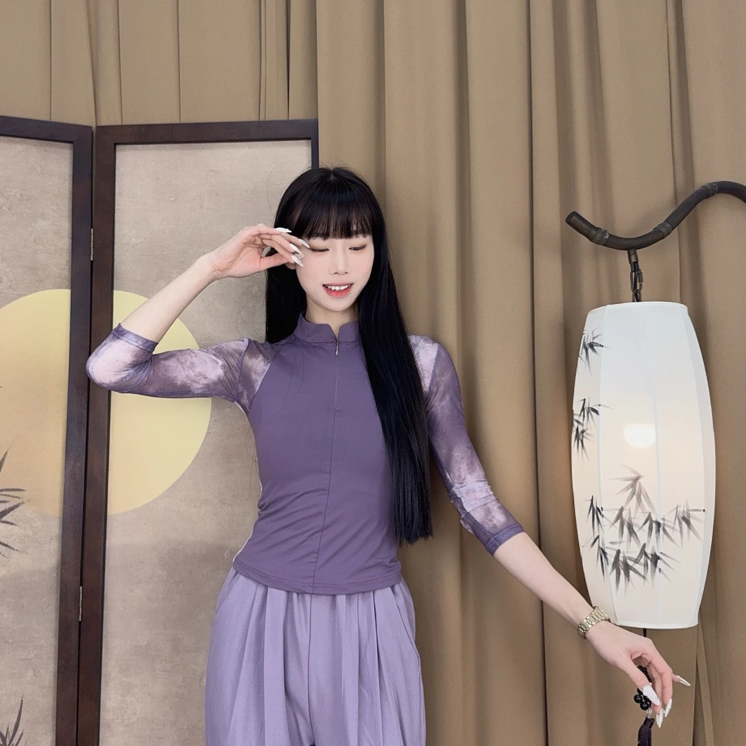 MuMu拼接现代舞瑜伽练功服