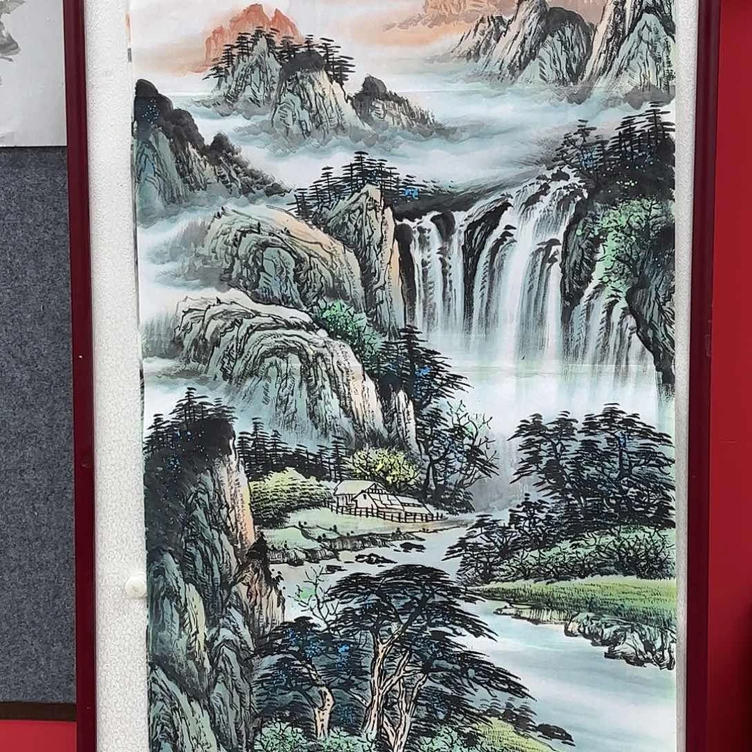 国画国画作品多次入选国内外