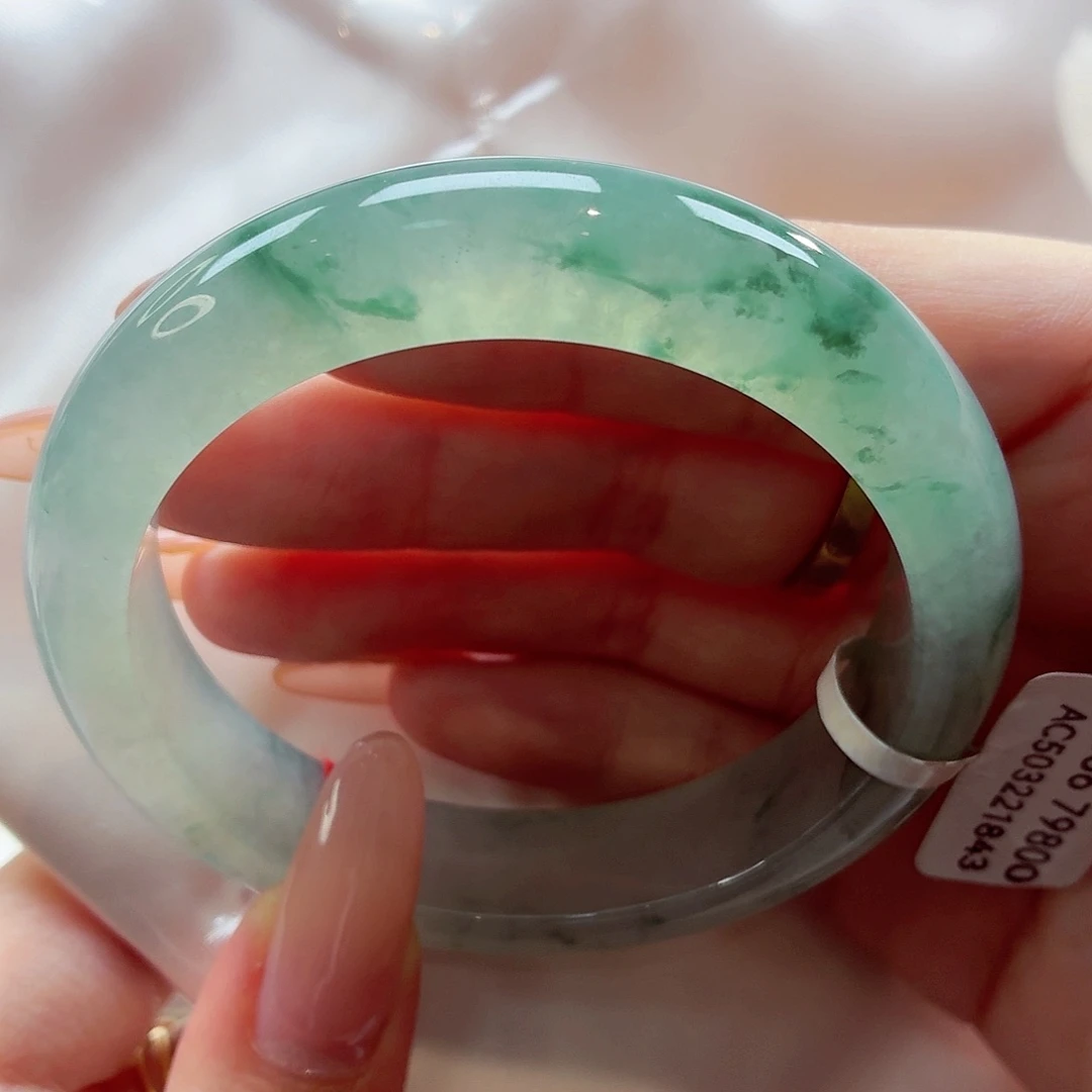 翡翠未镶嵌手镯22（67号）