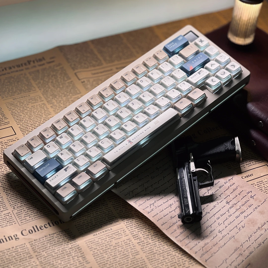 key cerberus《杀死一只知更鸟》原厂侧刻PBT五面热升华透光 键帽 .