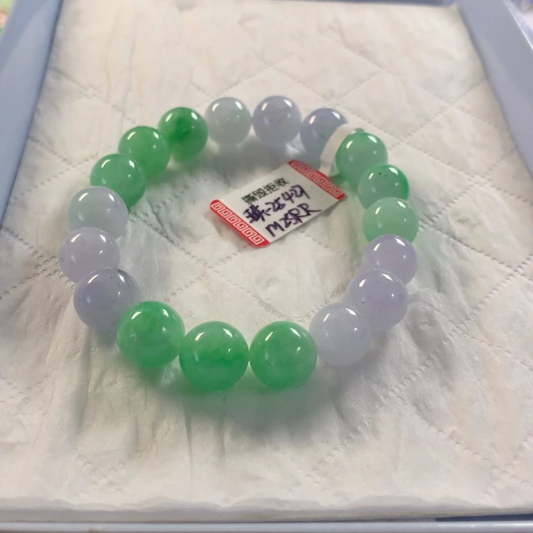 翡翠未镶嵌颈饰手串