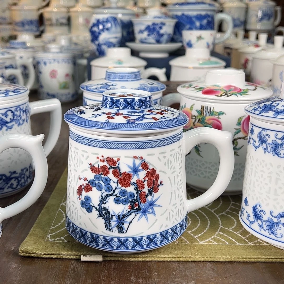 景德镇陶瓷高温办公杯