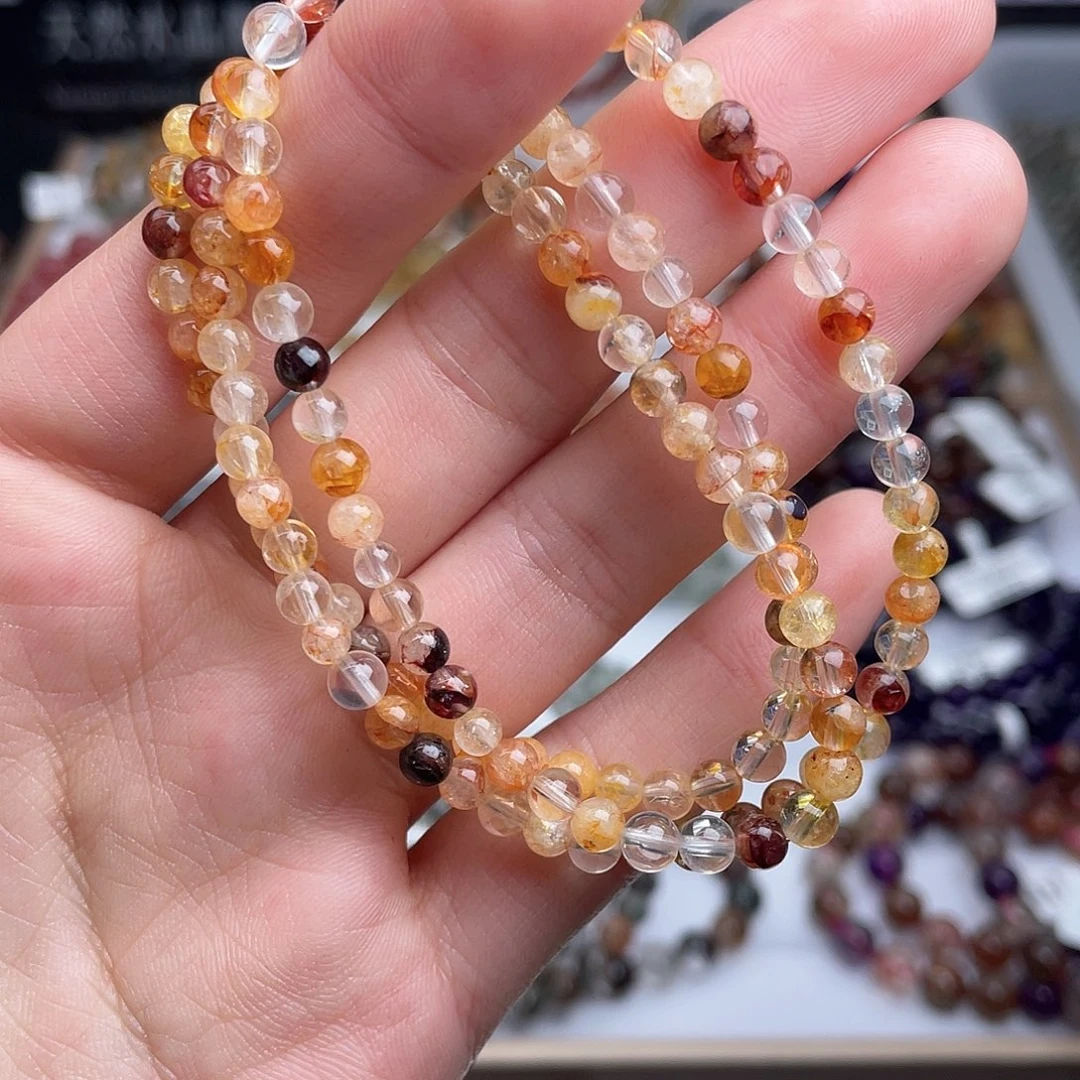 水晶手串未镶嵌天然