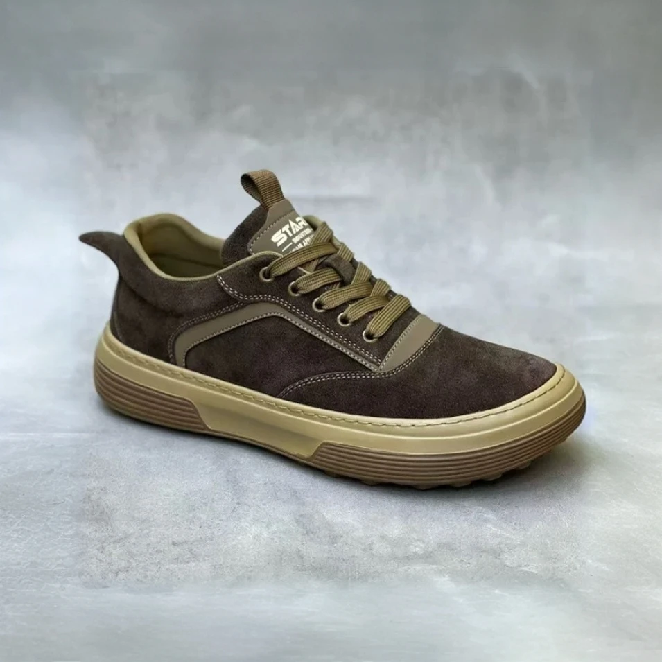 240-1新品男士纯皮休闲舒适男鞋高品质时尚百搭高级感欧货帅气范