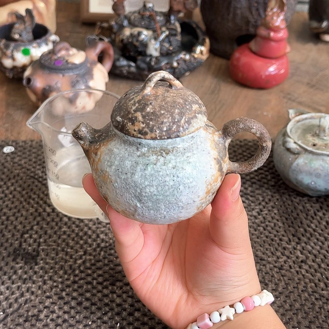 柴烧裸烧小壶一406