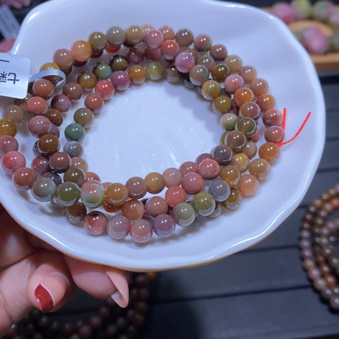 【闪购商品】玛瑙/玉髓套链未镶嵌N****）盐源玛瑙