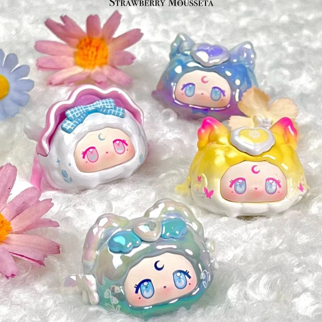 【现货】草莓穆斯塔白日梦BUNNY梦境花园盲盒mini萌粒潮玩