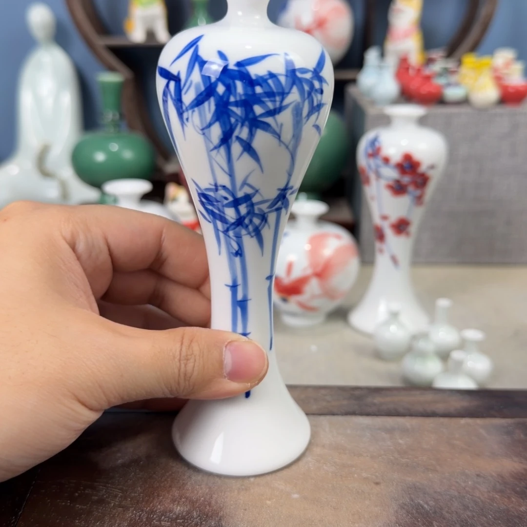 陶瓷手工小花器摆件