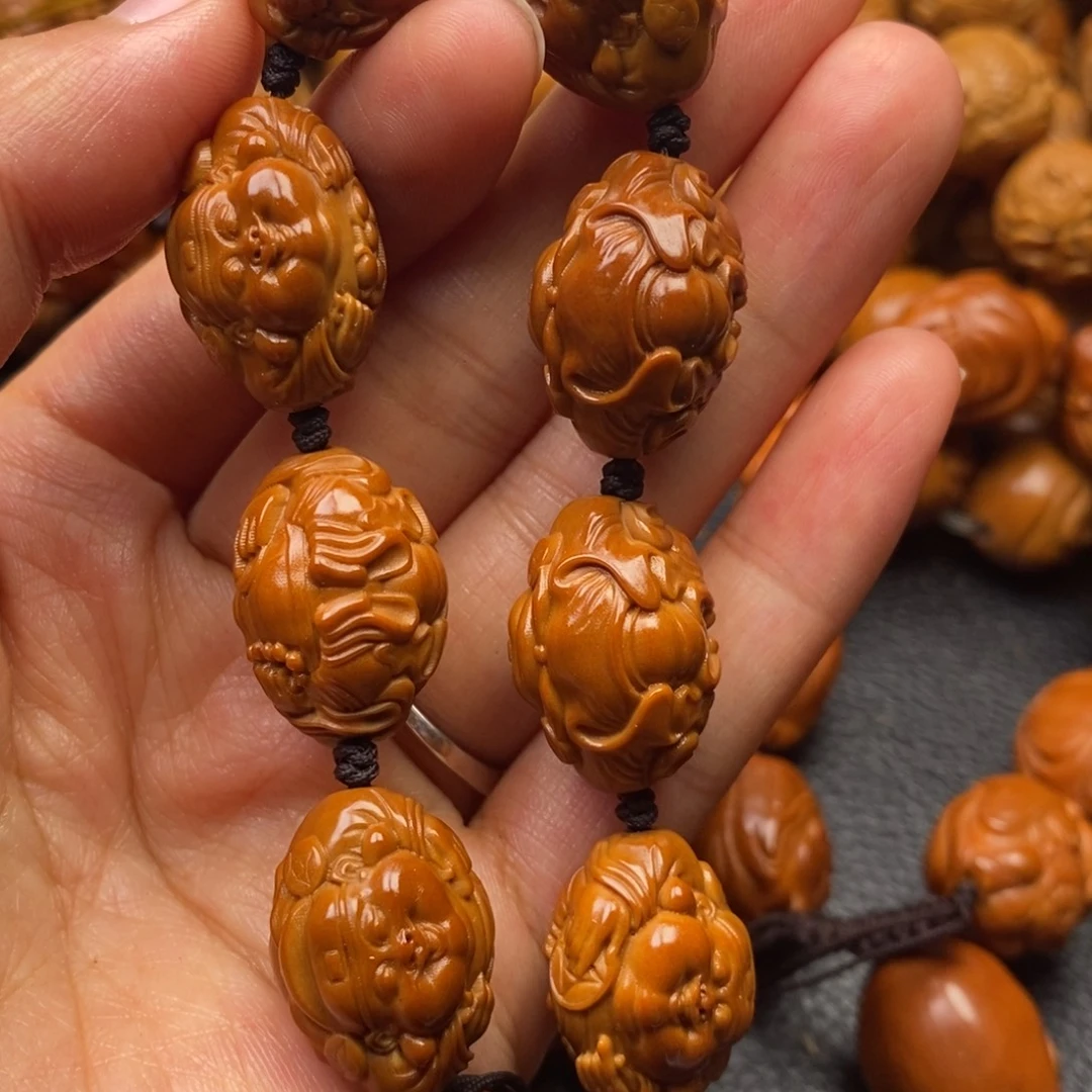 手串橄榄核横财神