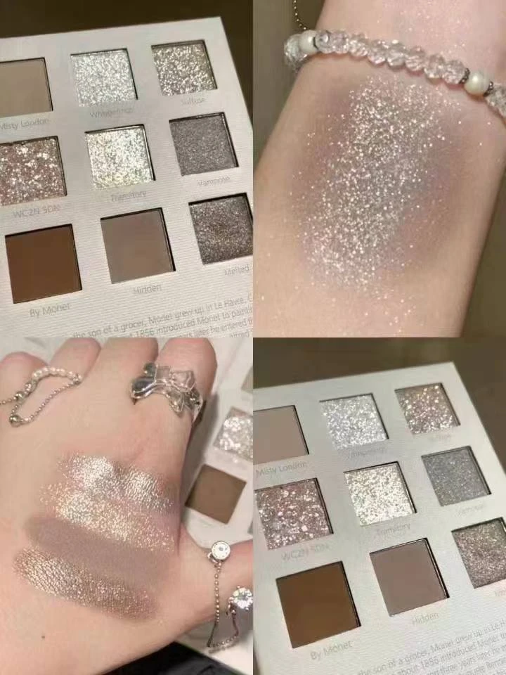 B30 九色眼影书 01弥漫色号 25年5.28 瑕疵