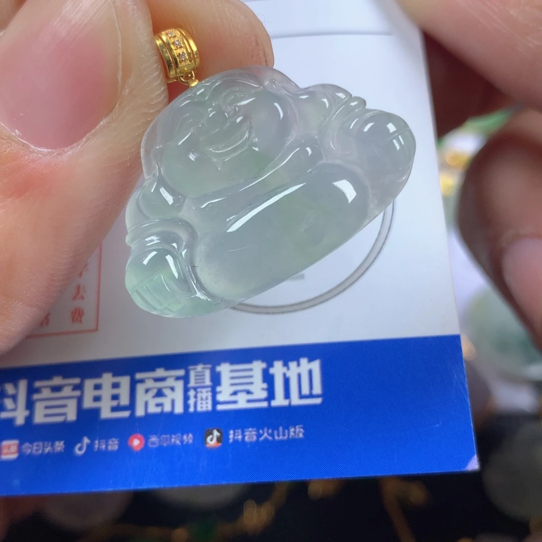 【闪购商品】翡翠颈饰18K金镶嵌翡翠