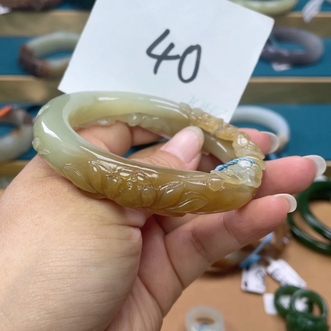未镶嵌手镯和田玉圈口59