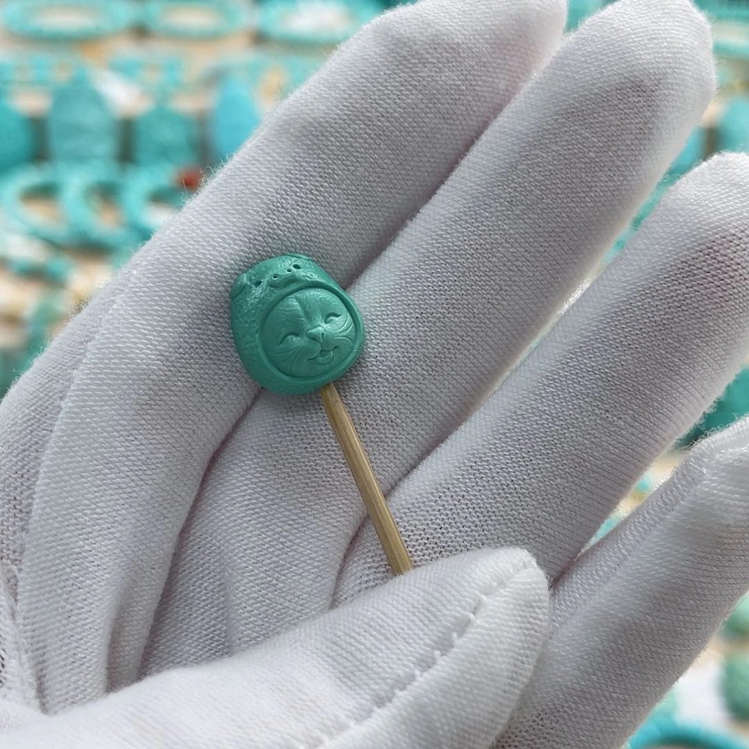 绿松石珠宝奇石未镶嵌