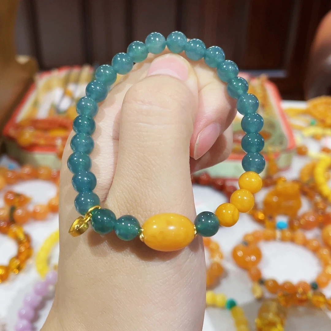 蜜蜡未镶嵌手链手串