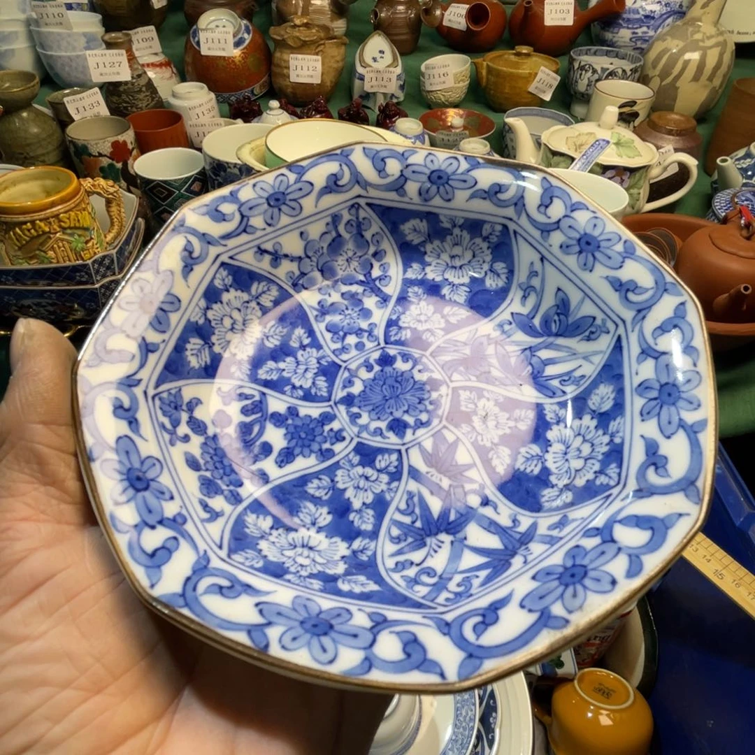 纯***花其他陶散瓷默认微瑕完美者慎拍