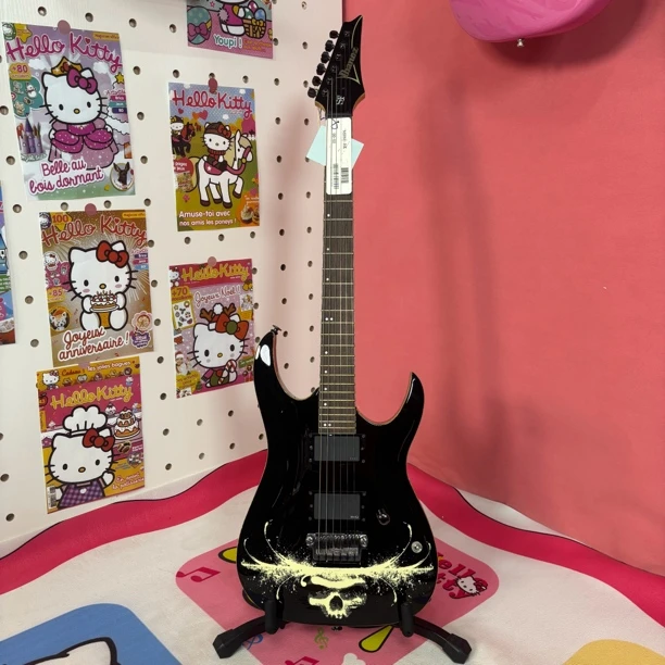 特价依班娜IBANEZ超轻微瑕MBM1-BK日产电吉他桃花心琴体黑色
