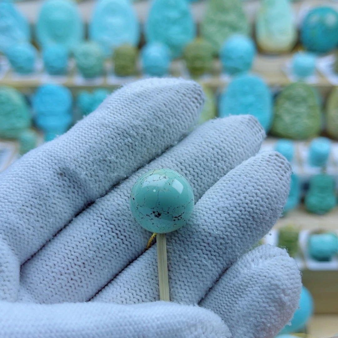 绿松石未镶嵌配饰15mm