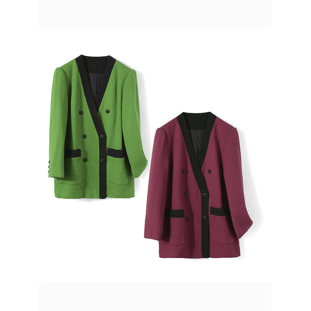 28277【祖系列】夹棉毛呢外套MZAD56367