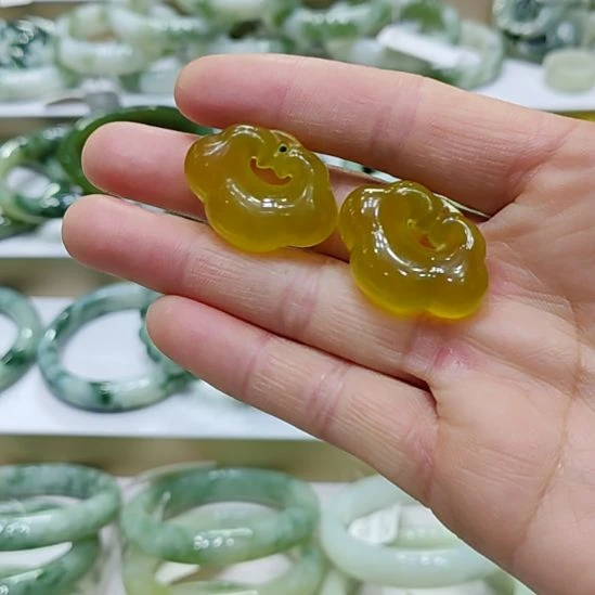 蛇纹石玉未镶嵌颈饰多样性发货拍一发一