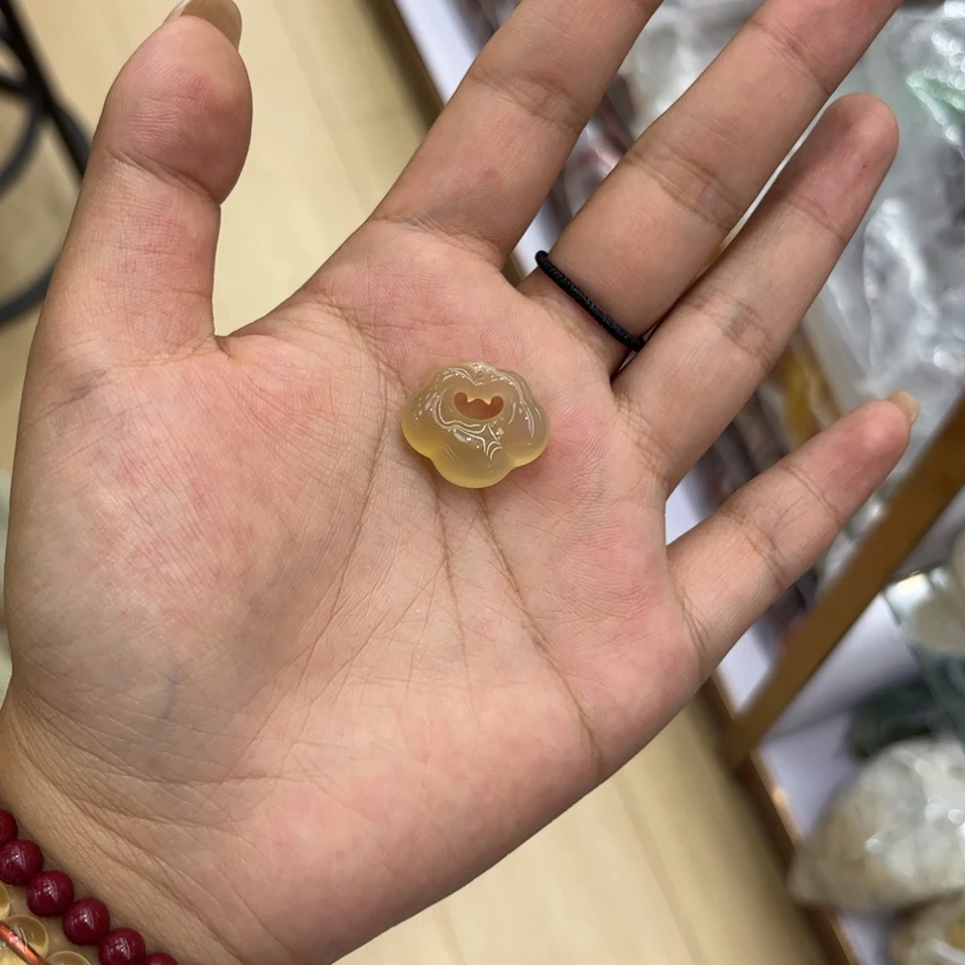 玛瑙/玉髓颈饰未镶嵌祥云锁