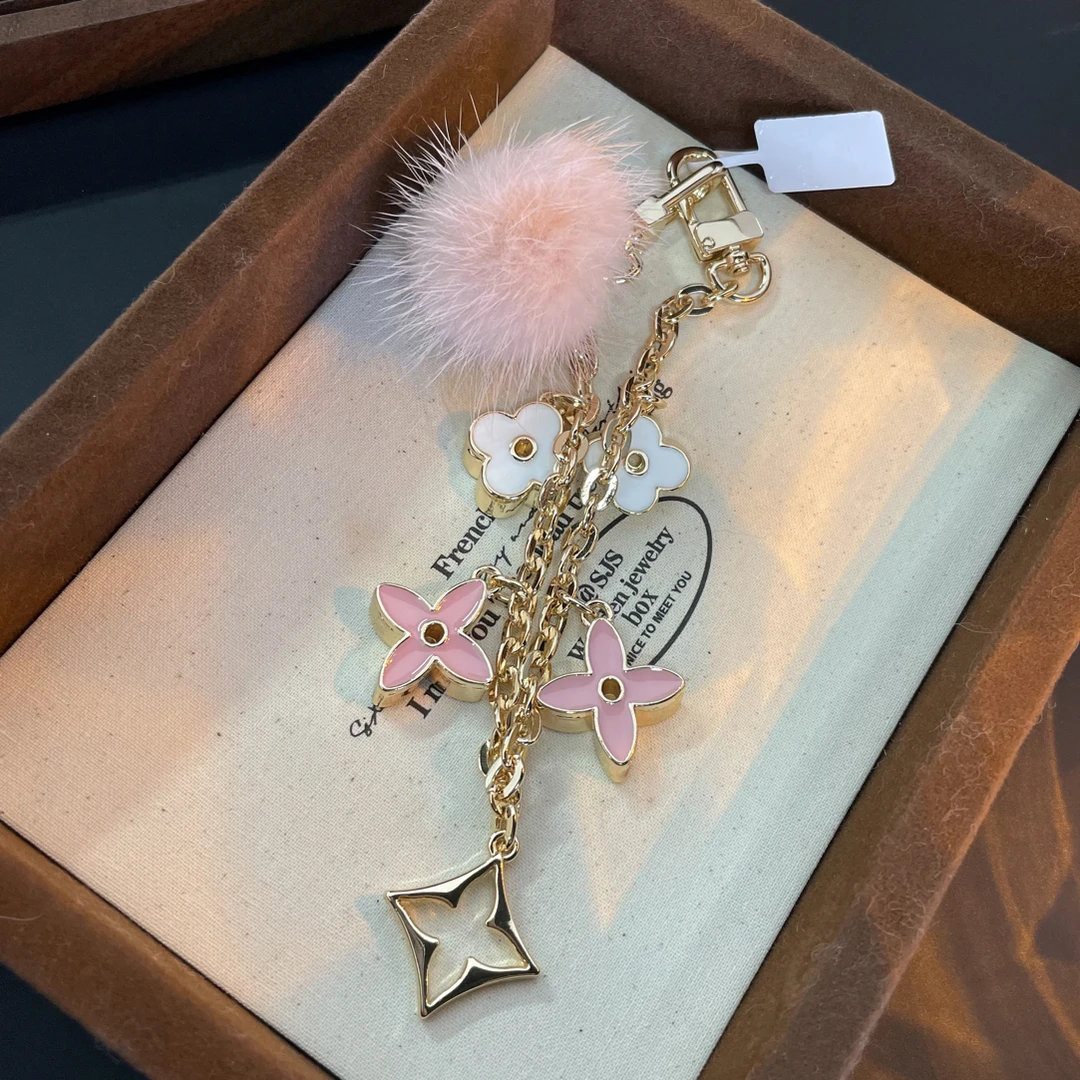 6676粉链条原创手机链