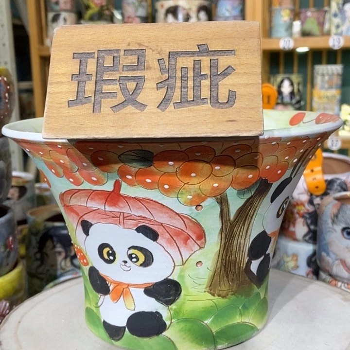 红陶景德镇艺术手绘作品