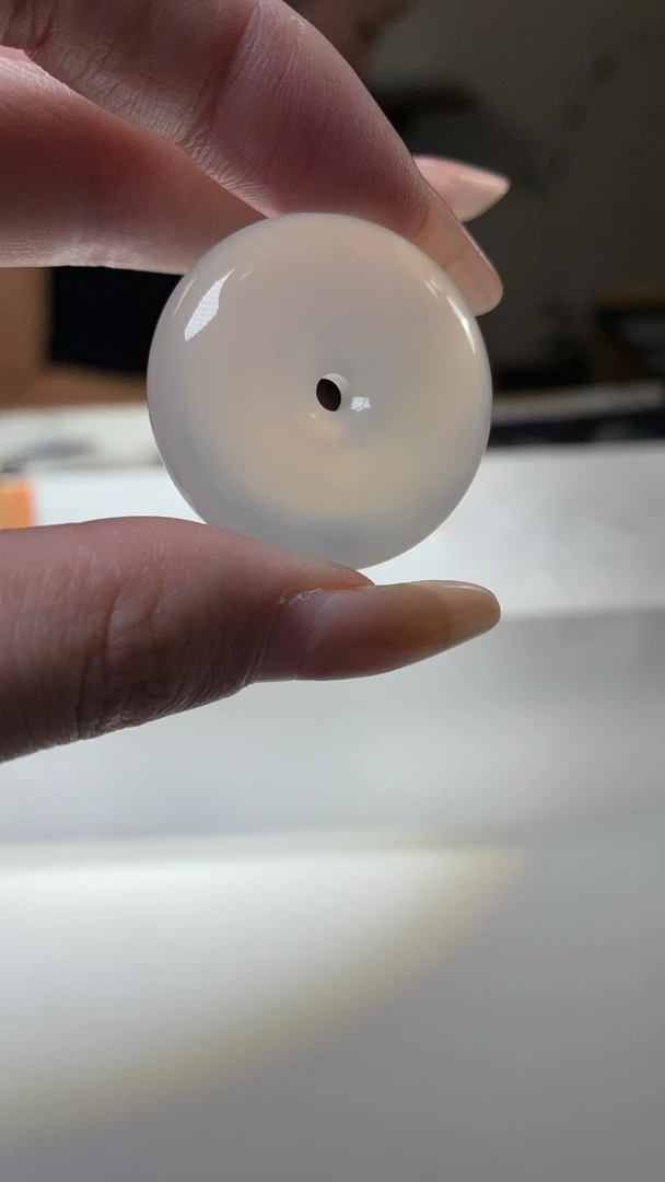 天然玛瑙平安扣（多样性发其一）