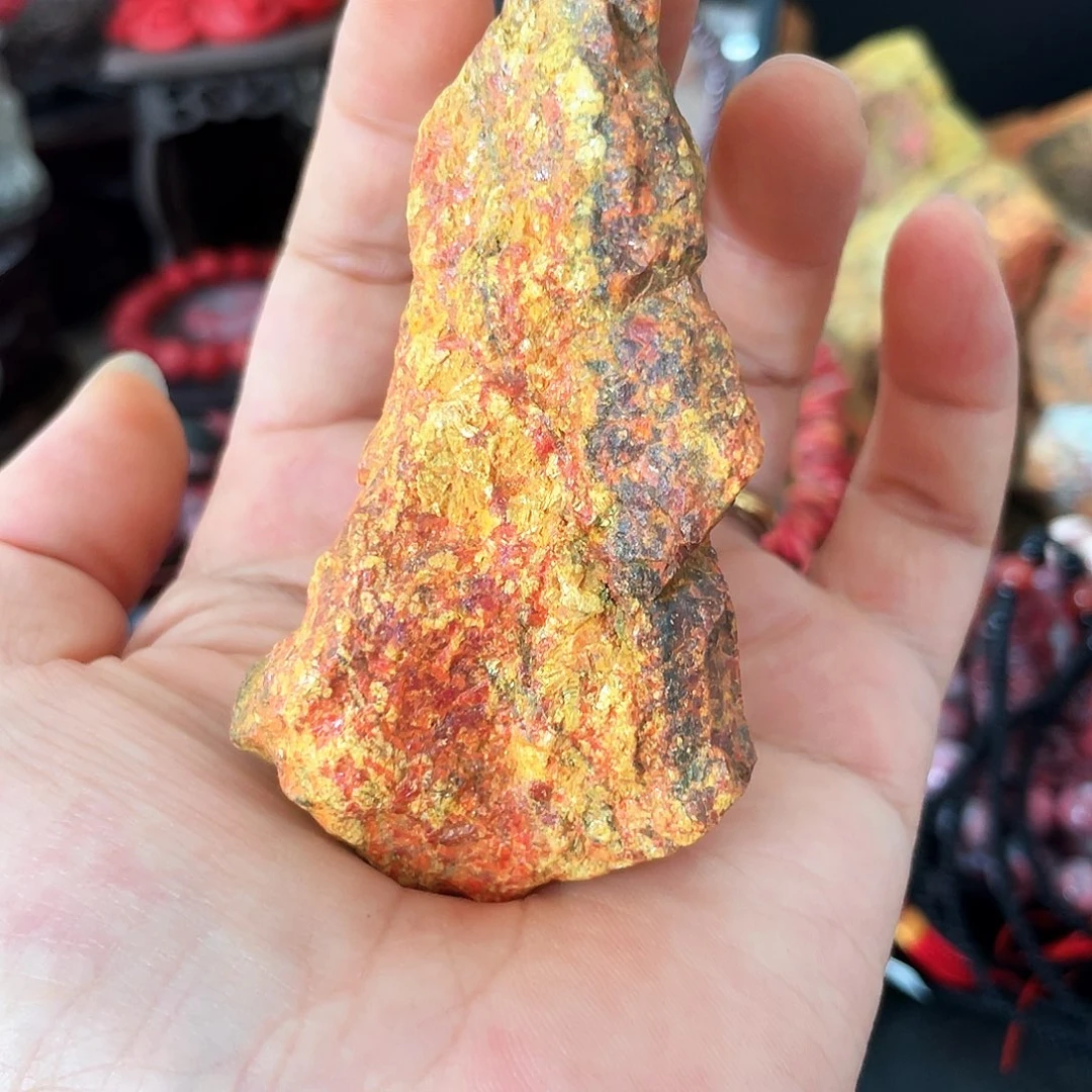 玛瑙/玉髓福利雄黄毛料未镶嵌孙****）