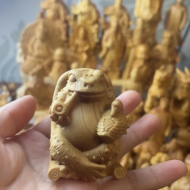 柏木（崖柏）崖柏摇椅金蟾