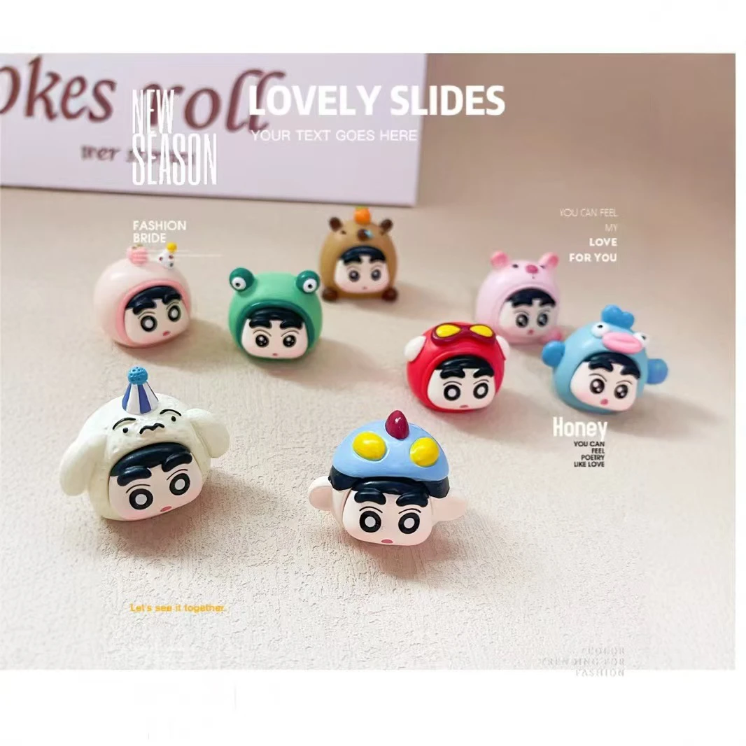 【许愿+对对碰】卡通可爱小新树脂桌面摆件