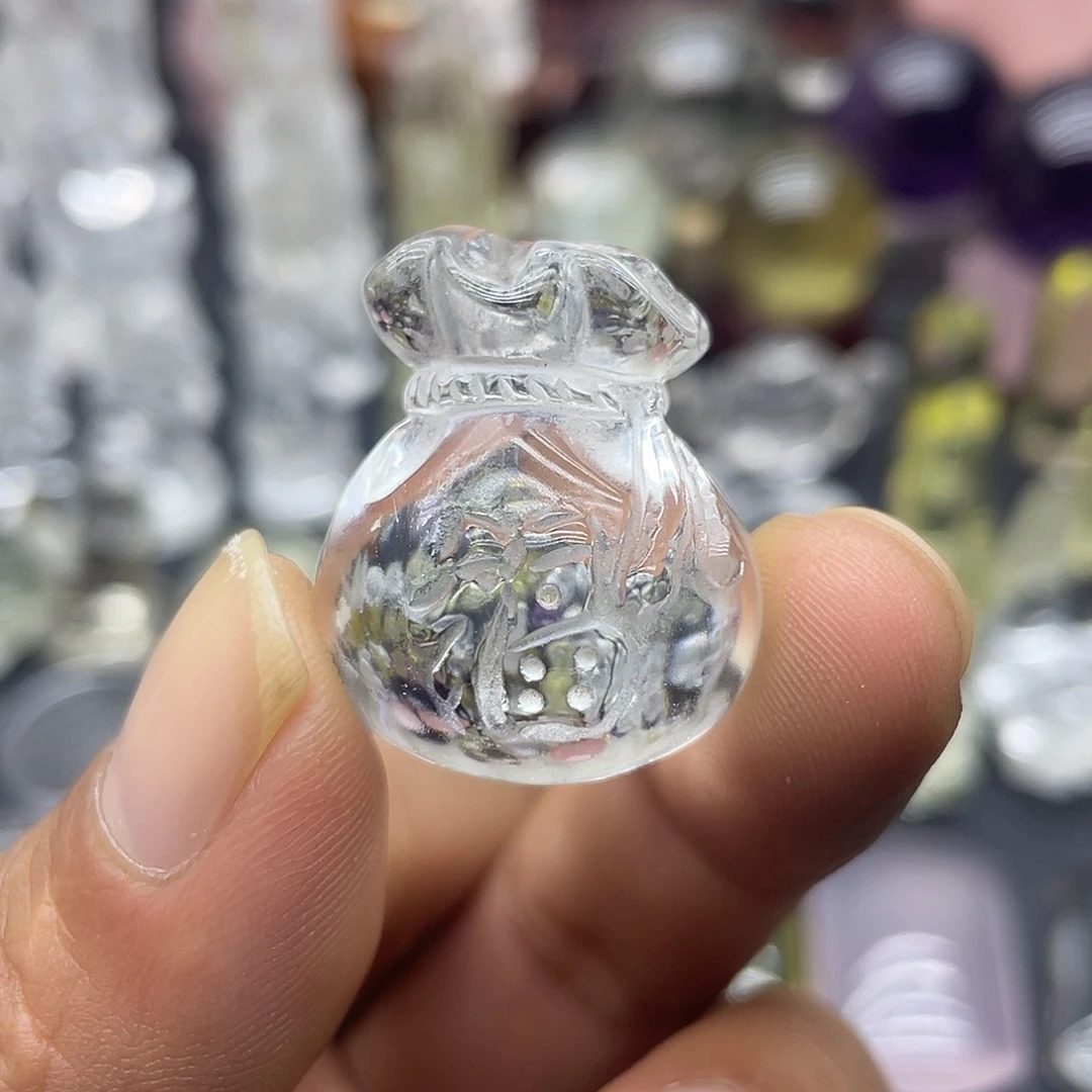 水晶未镶嵌颈饰挂件