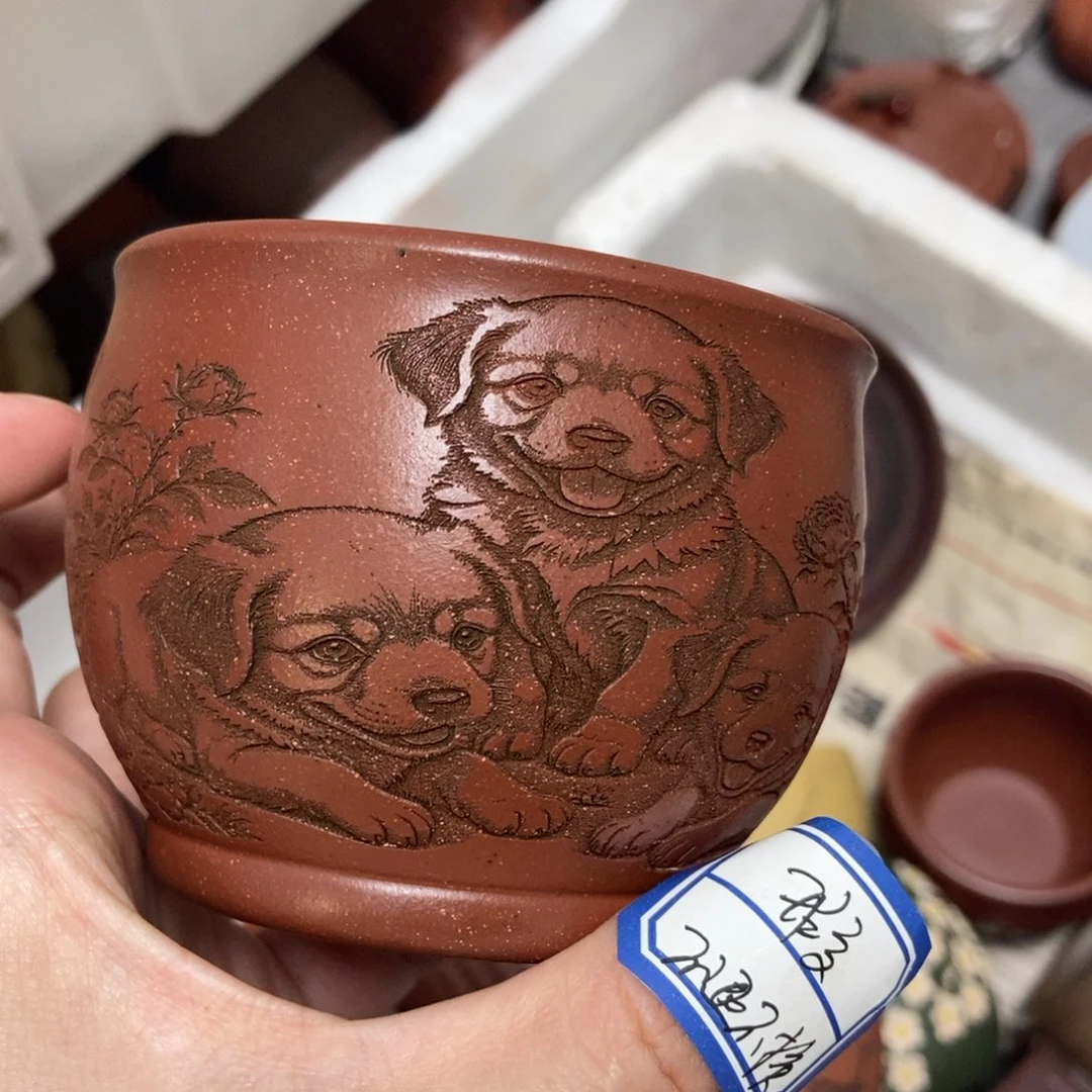 茶杯紫砂瑕疵不退不换