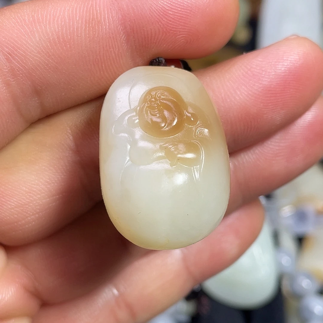 和田玉（糖玉）未镶嵌吊坠(不含链)吊坠