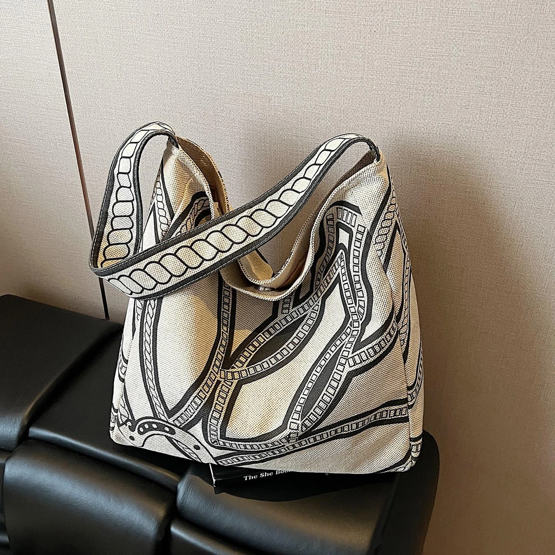 小众超火包包女式2025新款时尚百搭慵懒风单肩包大容量斜挎托特包