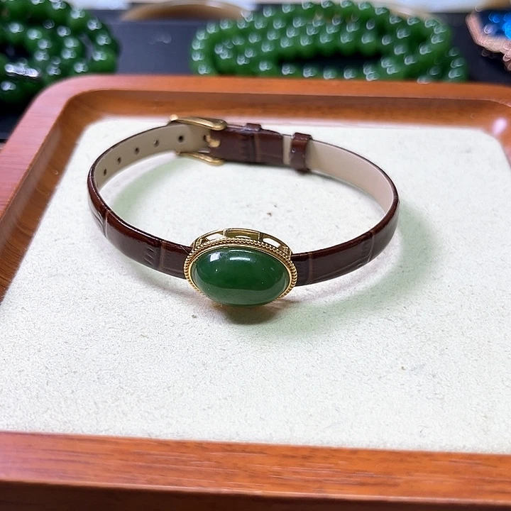 手链未镶嵌和田玉（碧玉）苏****理