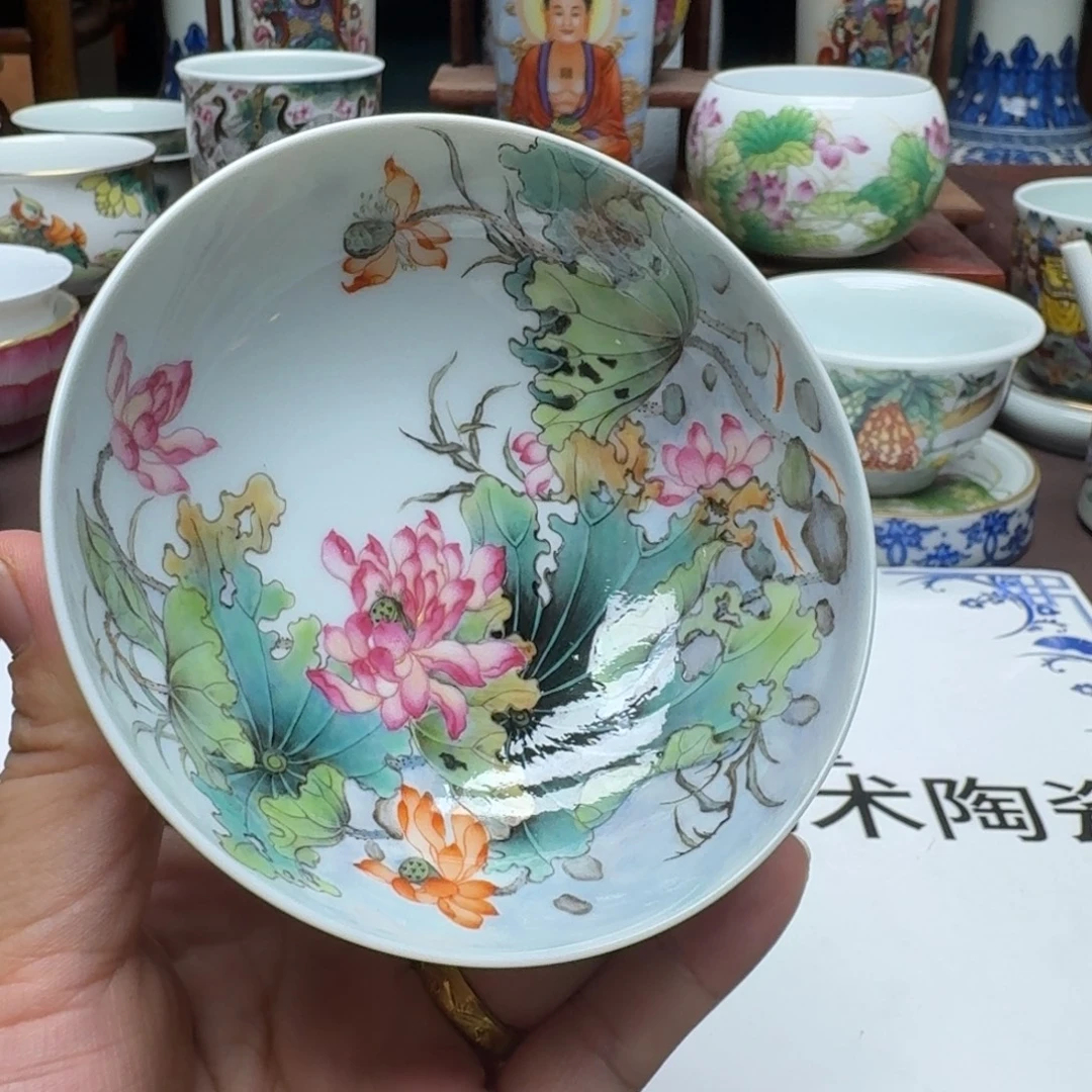 景德镇手工手绘展示