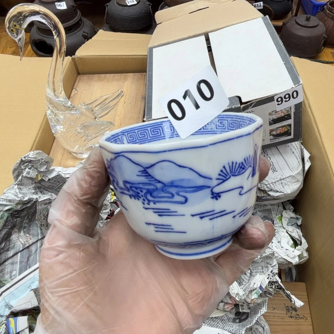 瓷片摆件工艺品摆件666