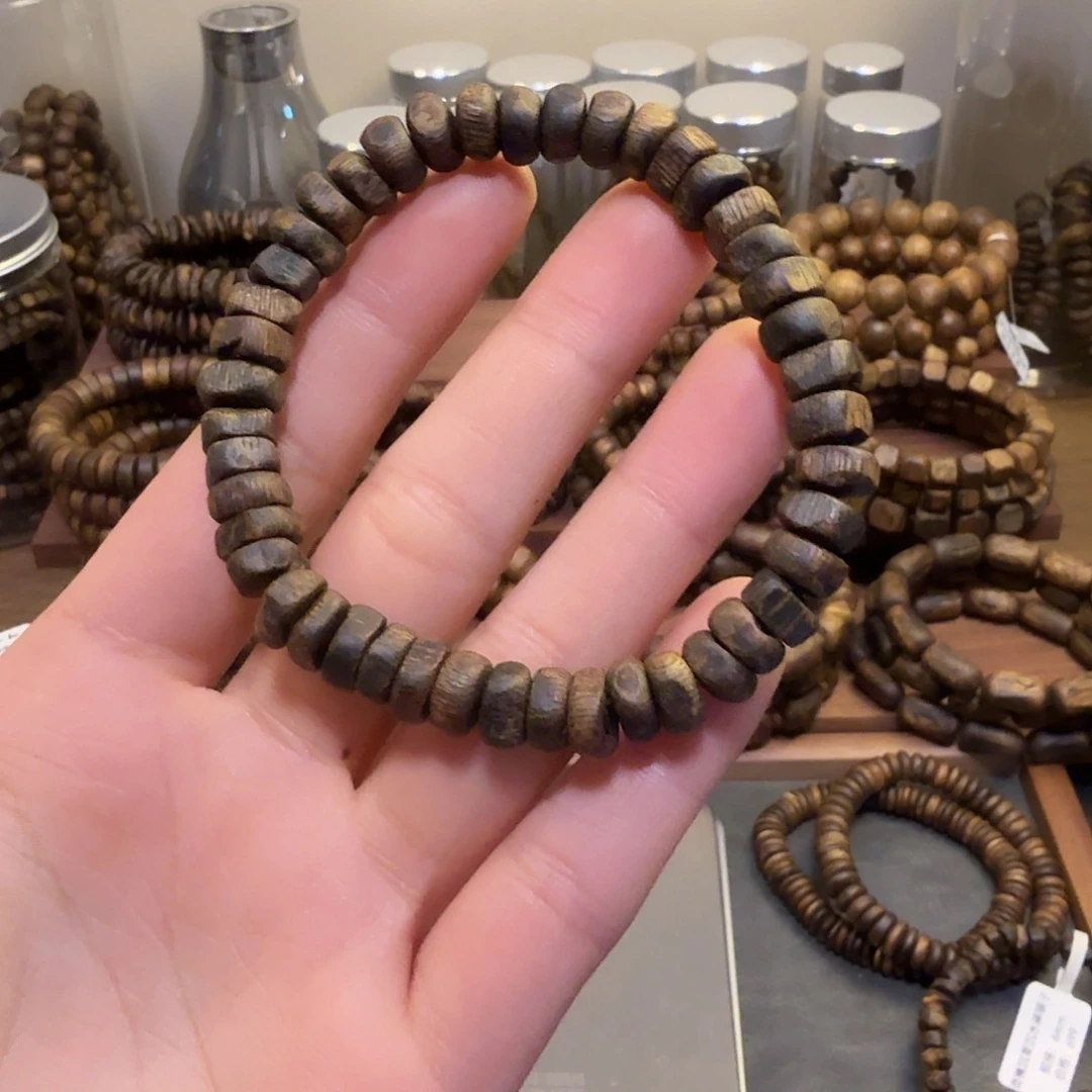 圆***.沉香香囊沉香08碎银子单圈沉水10g 多样性发一