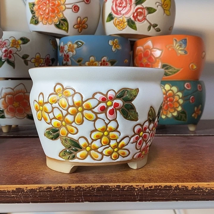 外14内13高10.5左右，纯手工制作，一单包邮