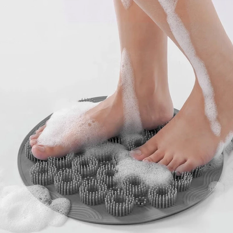 【新疆包邮】搓澡垫懒人搓背贴家用淋浴房疏水吸盘地垫卫浴按摩脚垫