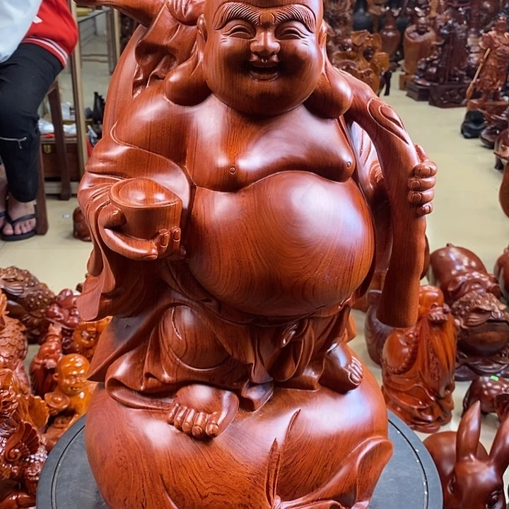 花梨木笑佛50 公分一个