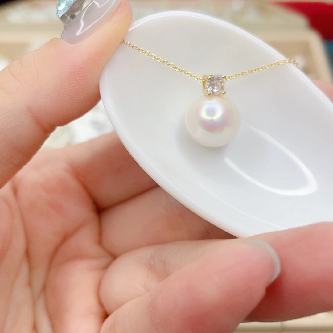 淡水珍珠合金吊坠(赠链)