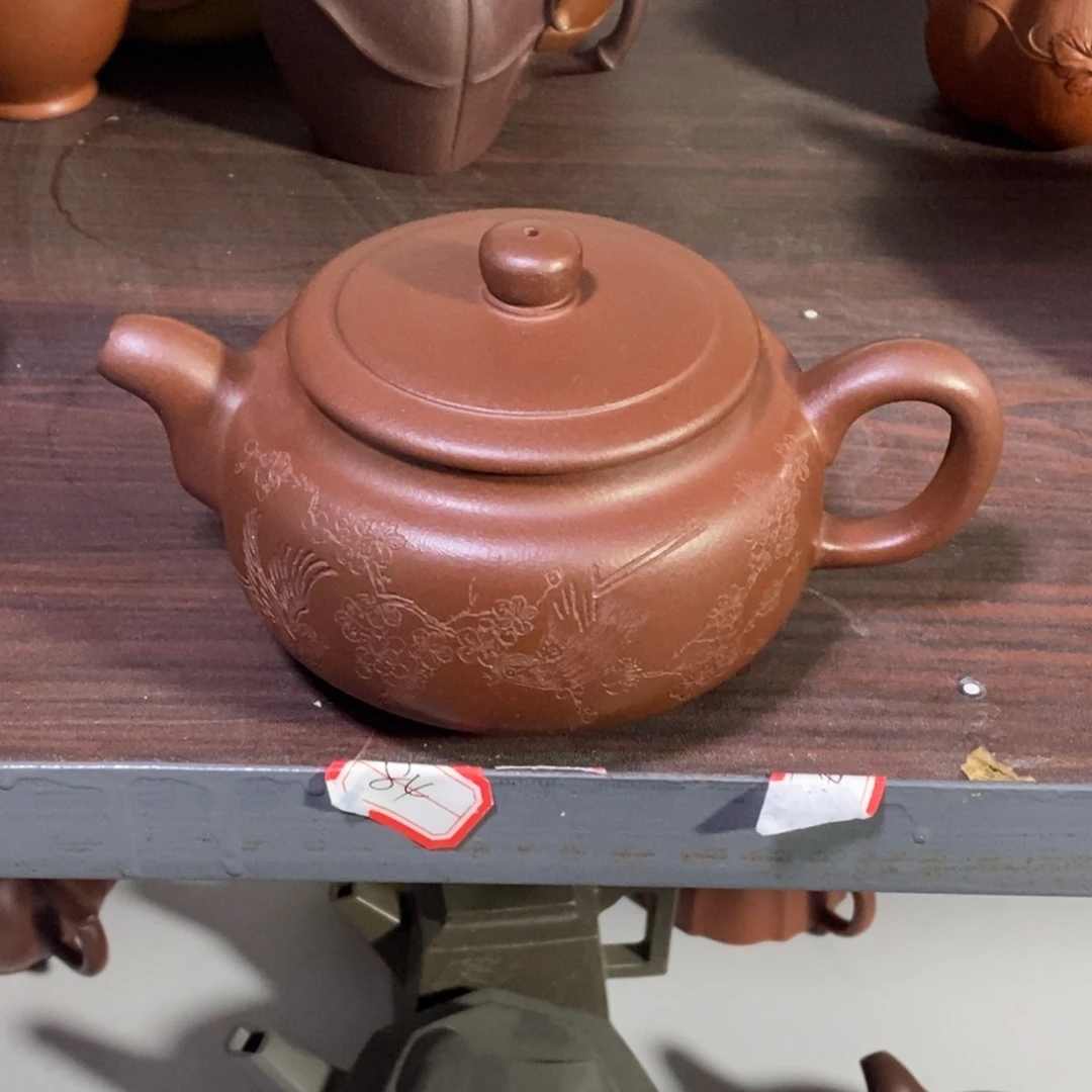 紫砂茶壶白7 周盘