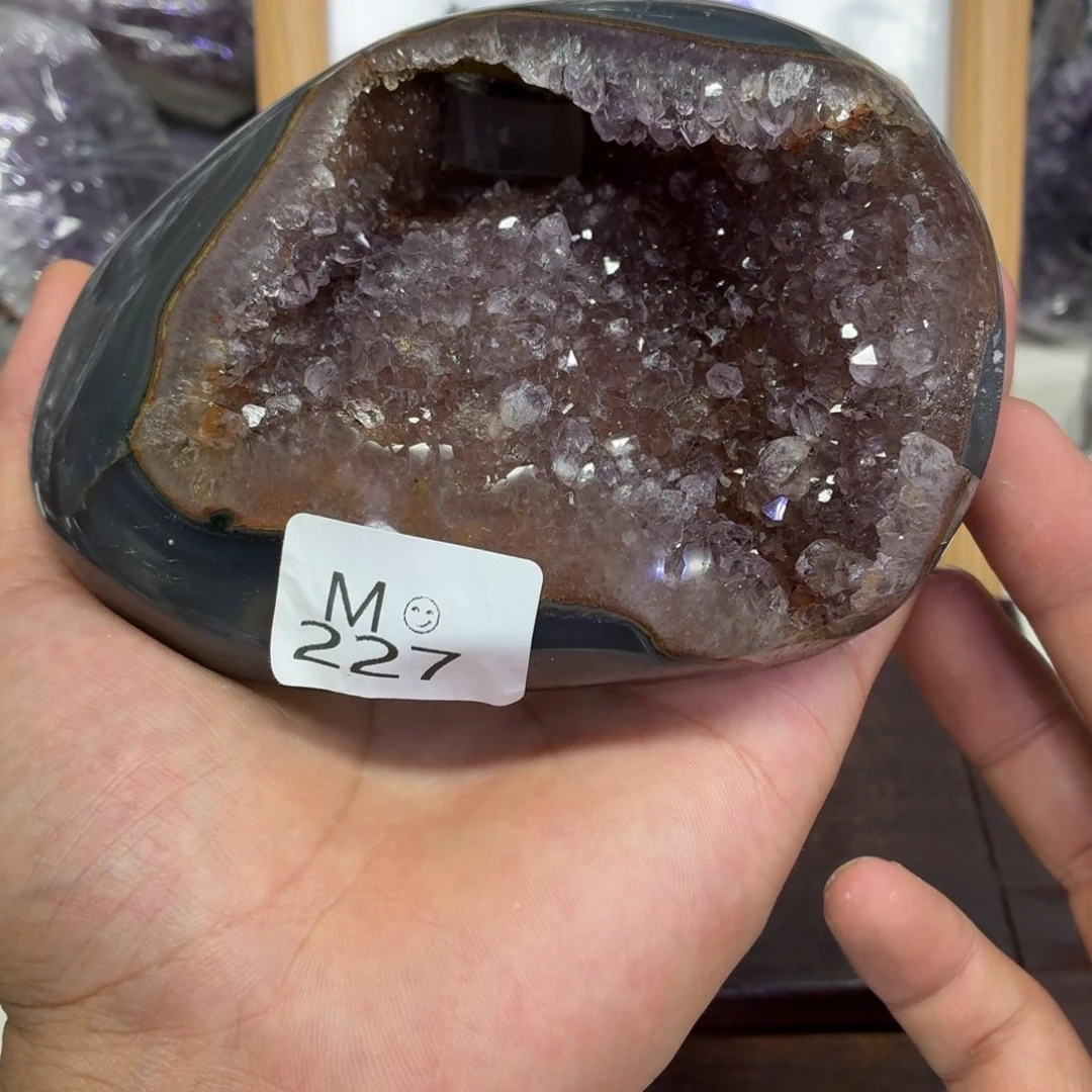 未镶嵌摆件紫晶水晶