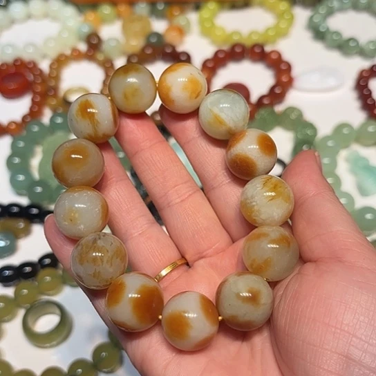 蛇纹石玉未镶嵌手串