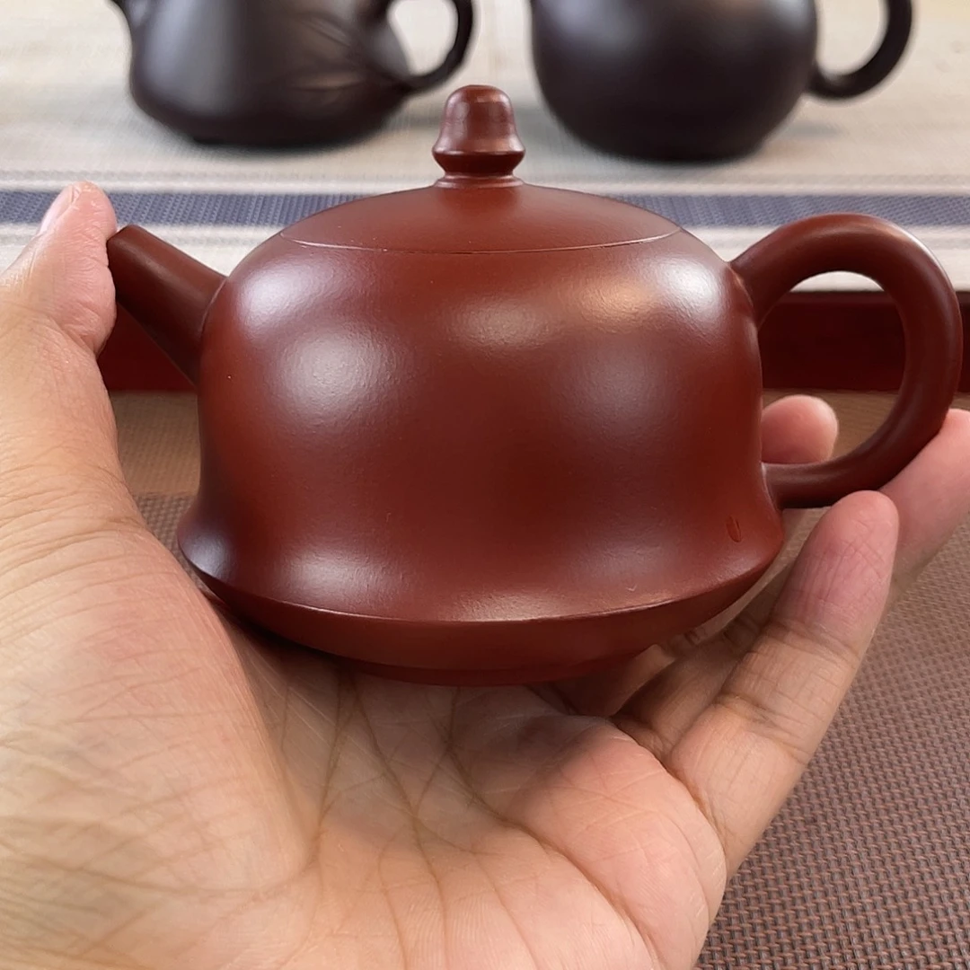 紫砂壶原矿朱泥渔翁器型